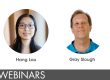 Headshots of Hang Lau (left) and Gray Slough (right) for TA Webinars (promotional image).
